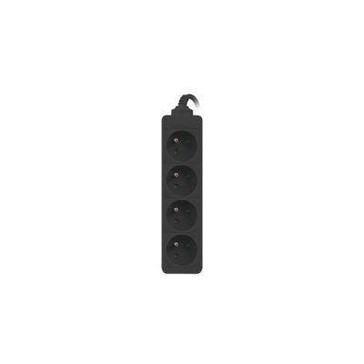 Lanberg PS0-04E-0100-IEC-BK extension cable (1m; black)