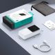 10. Mini power bank with built-in cables Joyroom JR-PBC06 30W 10000mAh - white