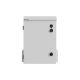 WALL-HUNG RACK CABINET 10" HERMETIC IP55 WALL/POLE MOUNTING 340X250X500 GRAY LANBERG (ASSEMBLED)