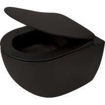 Wall-hung rimless toilet bowl