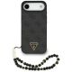Guess 4G Strap Triangle Logo MagSafe Case for iPhone 17 Air - Black
