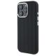 2. Mercedes Silicone Vertical Tonal Stripes MagSafe Case for iPhone 16 Pro Max - Black