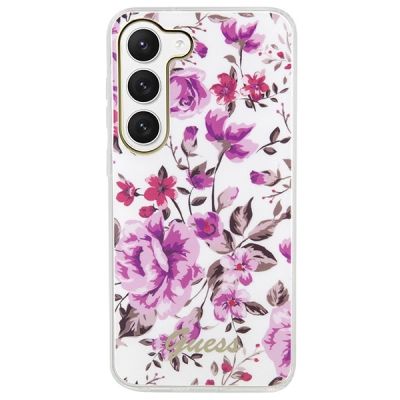 3. Guess GUHCS23MHCFWST S23+ S916 white/white hardcase Flower Collection