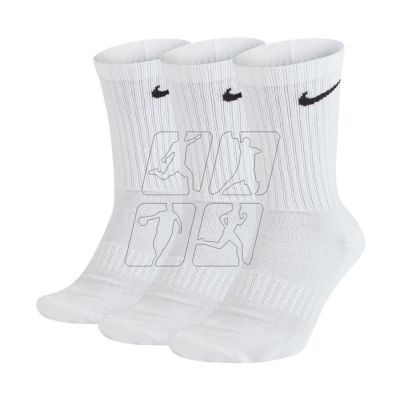 2. Nike Everyday Cushion Crew SX7664-100 socks