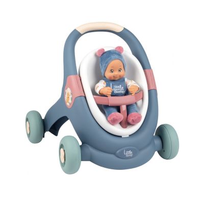 3. 3-in-1 baby walker with Little SMOBY doll