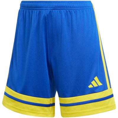 2. adidas Squadra 25 women's shorts blue and yellow JN5408