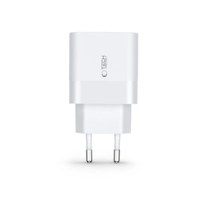 3. Tech-Protect C30W charger USB-C PD 30W / USB-A QC 3.0 - white