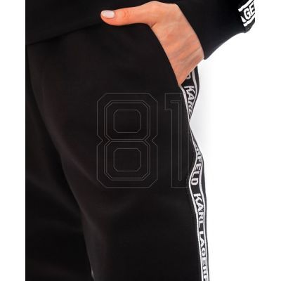 8. Karl Lagerfeld Double Jersey Logo Pants W 220W1031