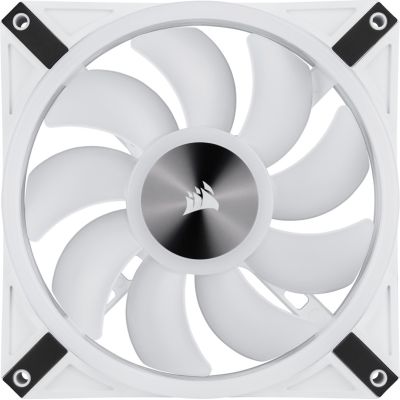 3. Corsair iCUE QL140 Computer Case 14cm Fan White