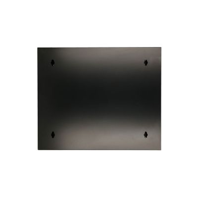 4. Extralink 6U 600x600 AZH Black wall-mounted rack cabinet, two-section