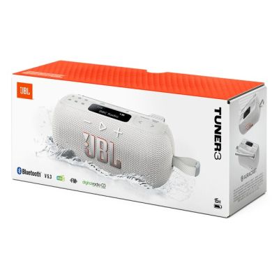 7. JBL TUNER 3 speaker (white, wireless, with FM and DAB+ radio)
