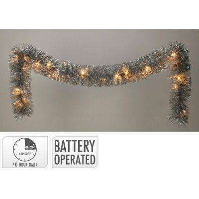 4. DECORATIVE GARLAND 270CM 26LED SILVER