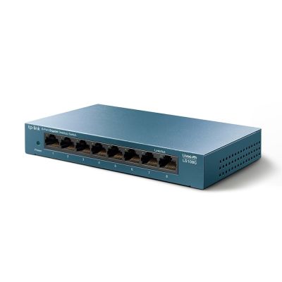 7. Switch TP-LINK TL-LS108G (8x 10/100/1000Mbps)