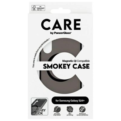 4. CARE by PanzerGlass Flagship QI Case for Samsung Galaxy S24+ - Black