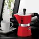 3. BIALETTI 3-cup coffee maker Moka Express 5466 red