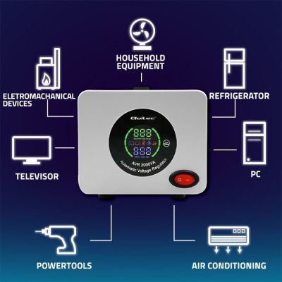 2. Qoltec Automatic Voltage Stabilizer AVR 2000VA