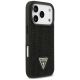4. Guess Rhinestone Triangle Logo Case for iPhone 17 Pro - Black