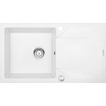 Single-bowl granite sink with drainer ZQJ A113 5908212092514