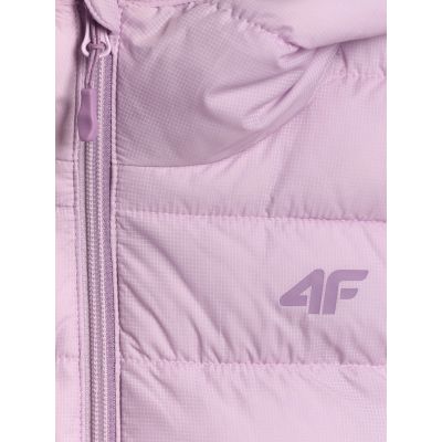 9. Girls' vest with synthetic filling 4F 4FJRSS26TVJAF396-52S