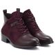 4. Women's suede insulated ankle boots, burgundy, M.Daszyński MR2458