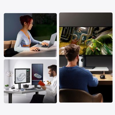 8. Ugreen wired optical mouse - black