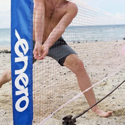 22. NET WITH ENERO POSTS 310X73CM 2IN1 FOR TENNIS, FOOT VOLLEY