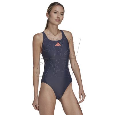 4. Adidas 3 Bar Logo Swimsuit W HR6471