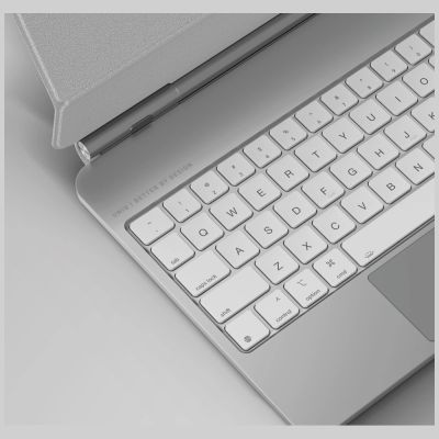 6. Uniq Venno Pro Magnetic Smart Case with Keyboard for iPad Air 10.9" (2020/2022) / Pro 11" (2021/2022) / Air 11" (2024/2025/2026) - White