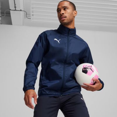 3. Puma Team Goal All Weather Men's Jacket Navy Blue 659038 06