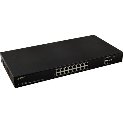 PULSAR SF116 network links Managed Fast Ethernet (10/100) PoE support 1U Black