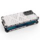 3. Honeycomb case armored cover with a gel frame for Samsung Galaxy A73 blue