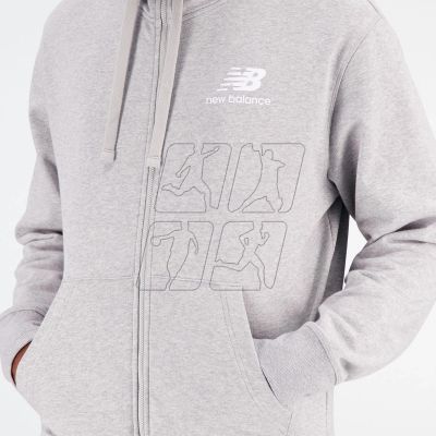 4. New Balance Essentials Stacked Logo Fren BK M MJ31536AG sweatshirt