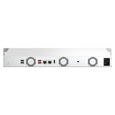 4. Qnap TS-464eU-8G, 1U, 4 x 2.5"/3.5" SATA, Intel Celeron N5105/N5095 4C/4T, 8GB RAM onboard (not expandable), 2 x 2.5GbE, Single PSU (not upgradeable to RP)