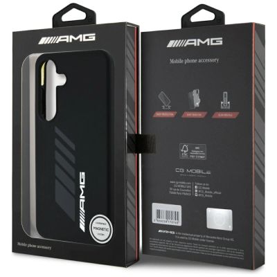 8. AMG Oversize Rhombs MagSafe Case for Samsung Galaxy S25 - Black