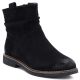 5. Women's black suede ankle boots Jezzi ASA296-4