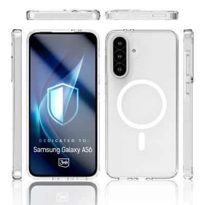5. 3mk Armor MagCase for Samsung Galaxy A56 - transparent