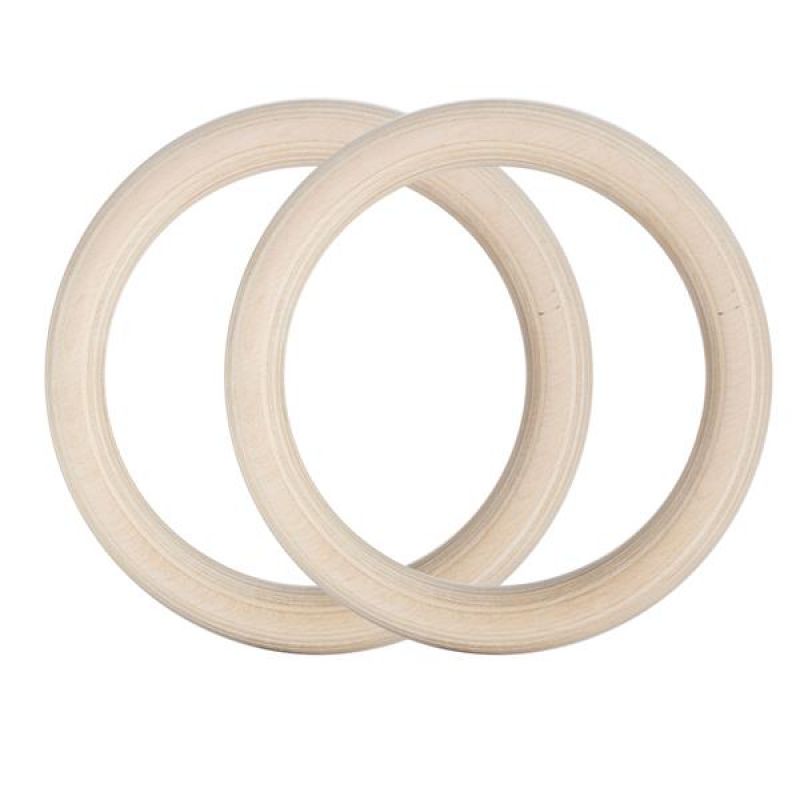 2. Wooden gymnastic rings with measuring tape HMS TX07