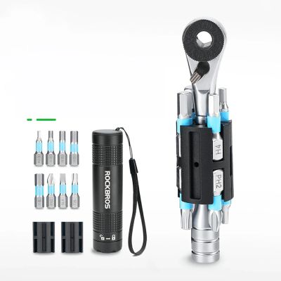 2. Rockbros TG-8601 Bicycle Multitool S2 Ratchet Cylindrical Housing - Black
