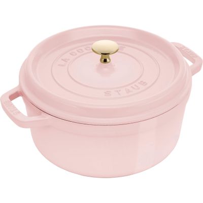 STAUB LA COCOTTE Round cast iron pot 3.8 ltr, pink