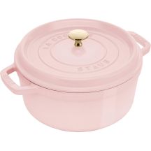 STAUB LA COCOTTE Round cast iron pot 3.8 ltr, pink