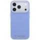 3. Karl Lagerfeld Grained Elongated Logo MagSafe Case for iPhone 17 Pro Max / 18 Pro Max - Blue