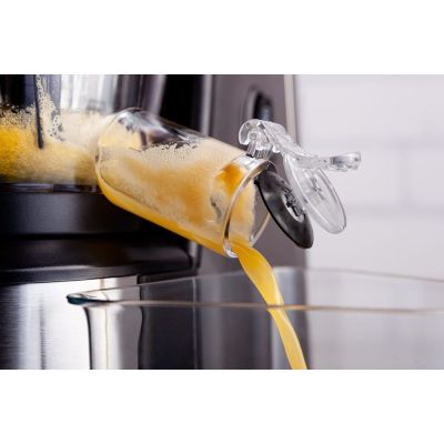 20. ELDOM SLOW JUICER PJ400 400W SILVER-BLACK, BPA FREE AUGER 80 [RPM]