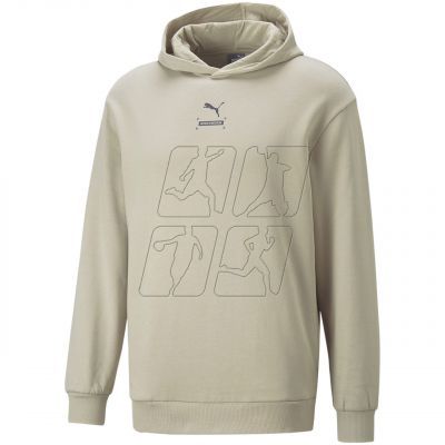 2. Sweatshirt Puma Better Hoodie FL Pebble M 670027 68