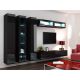 10. VIGO glass display cabinet '180' 180/40/30 black/black polished