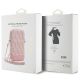 5. Guess Zip GCube Bottom Stripe phone bag - pink