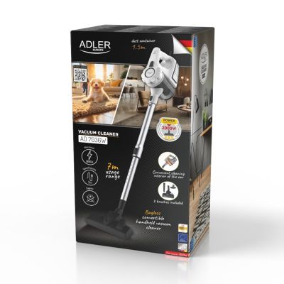 22. ADLER AD 7036w handheld vacuum cleaner white