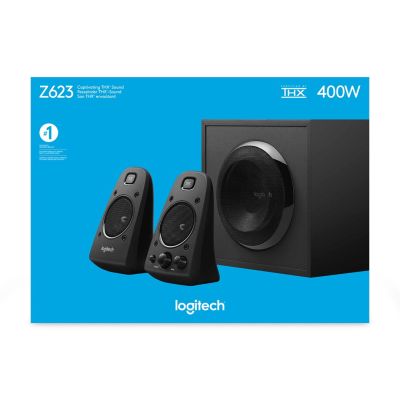 25. Logitech Z623 Speaker Set 200W Universal Black 2.1 Channel 35W