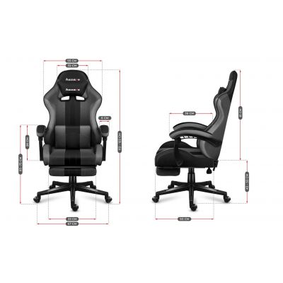 8. Huzaro Force 4.7 Grey Mesh Gaming Chair