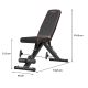6. L1217 HMS Adjustable Folding Cable Exercise Bench