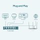 8. Switch TP-LINK TL-SG105E (5x 10/100/1000Mbps)